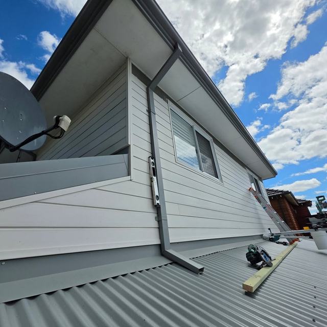 Cladding repairs from the roof