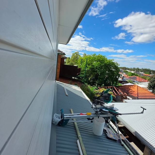 Working on cladding at height